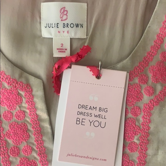 Julie Brown NYC Renee Golden Gate Dress 2 - Picture 7 of 7